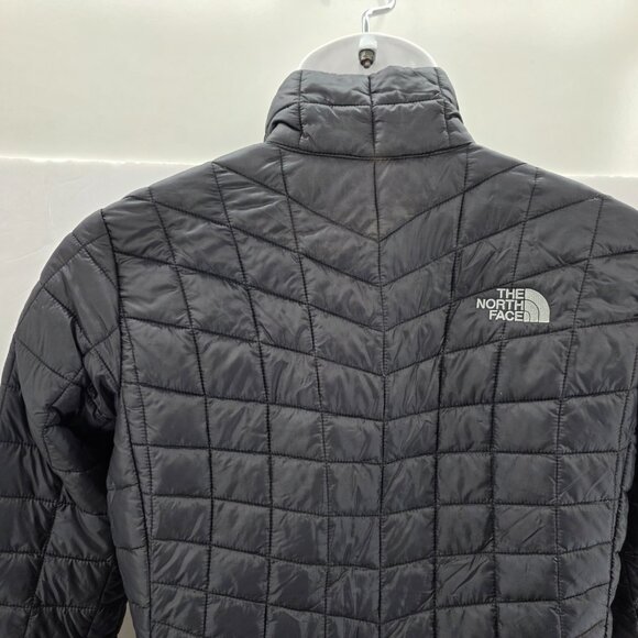 The North Face Women’s Thermoball Eco Quilted Puffer Jacket Black Size Small - Picture 4 of 13